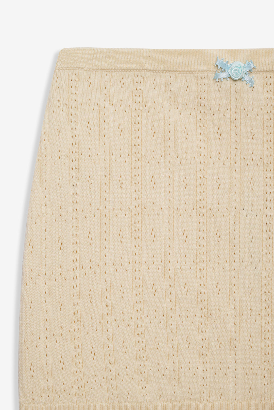 Daniela Knit Mini Skirt - Cream | For Love and Lemons