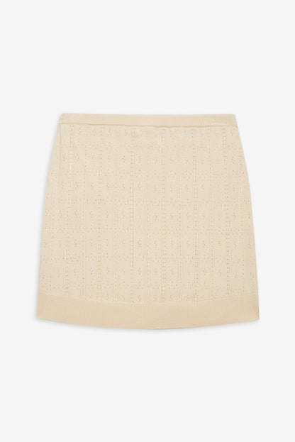 Daniela Knit Mini Skirt - Cream | For Love and Lemons