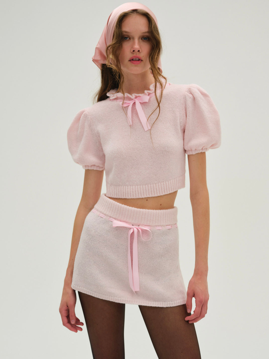 Beverly Mini Skirt - Pink | For Love and Lemons