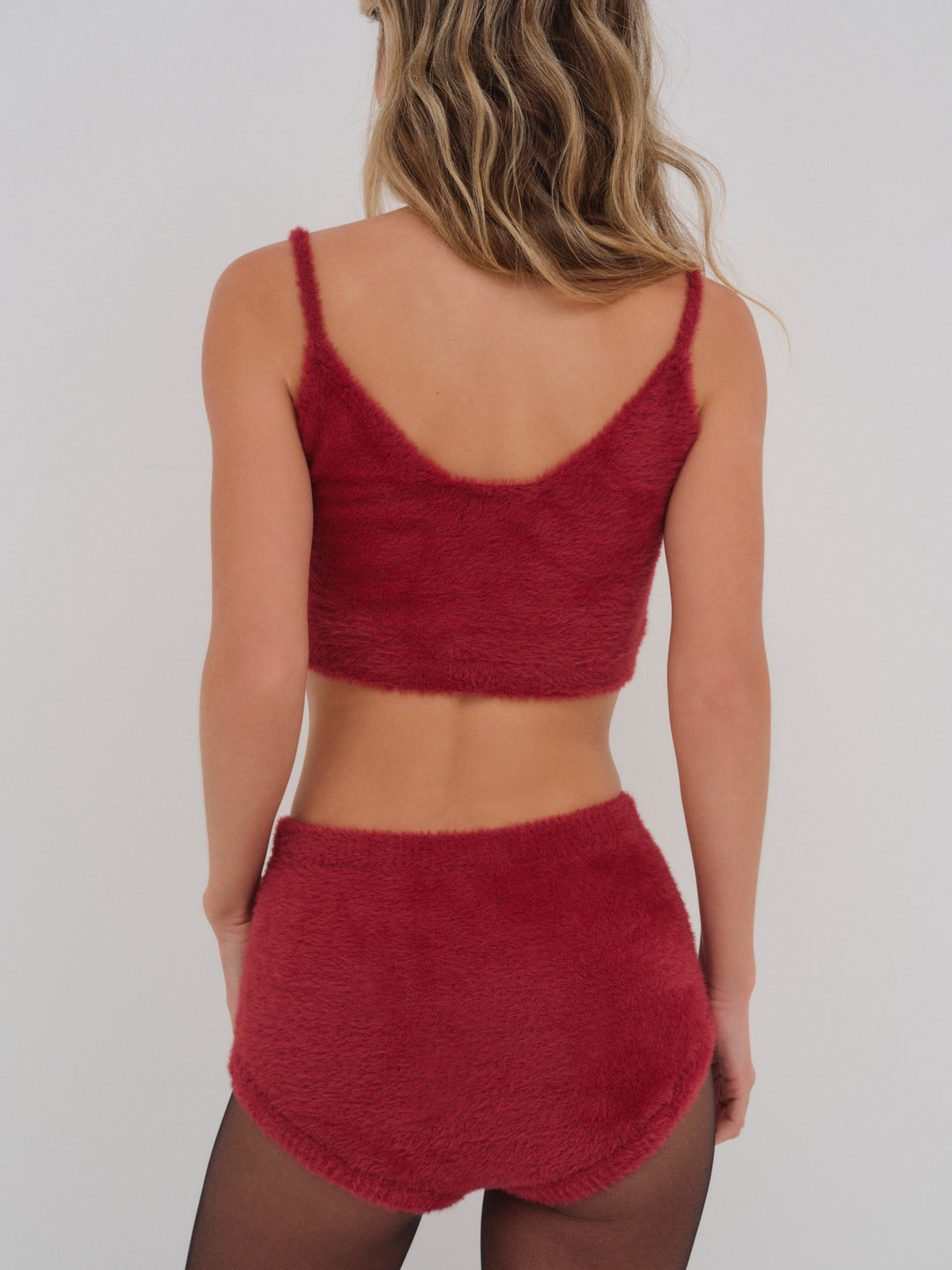 Fiona Crop Top - Red | For Love and Lemons