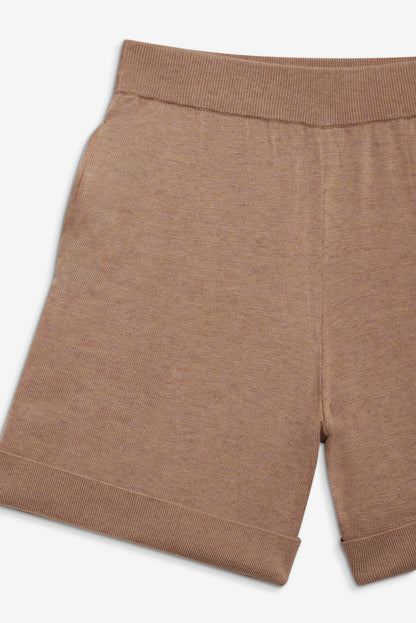 Cassidy Knit Shorts - Brown | For Love and Lemons