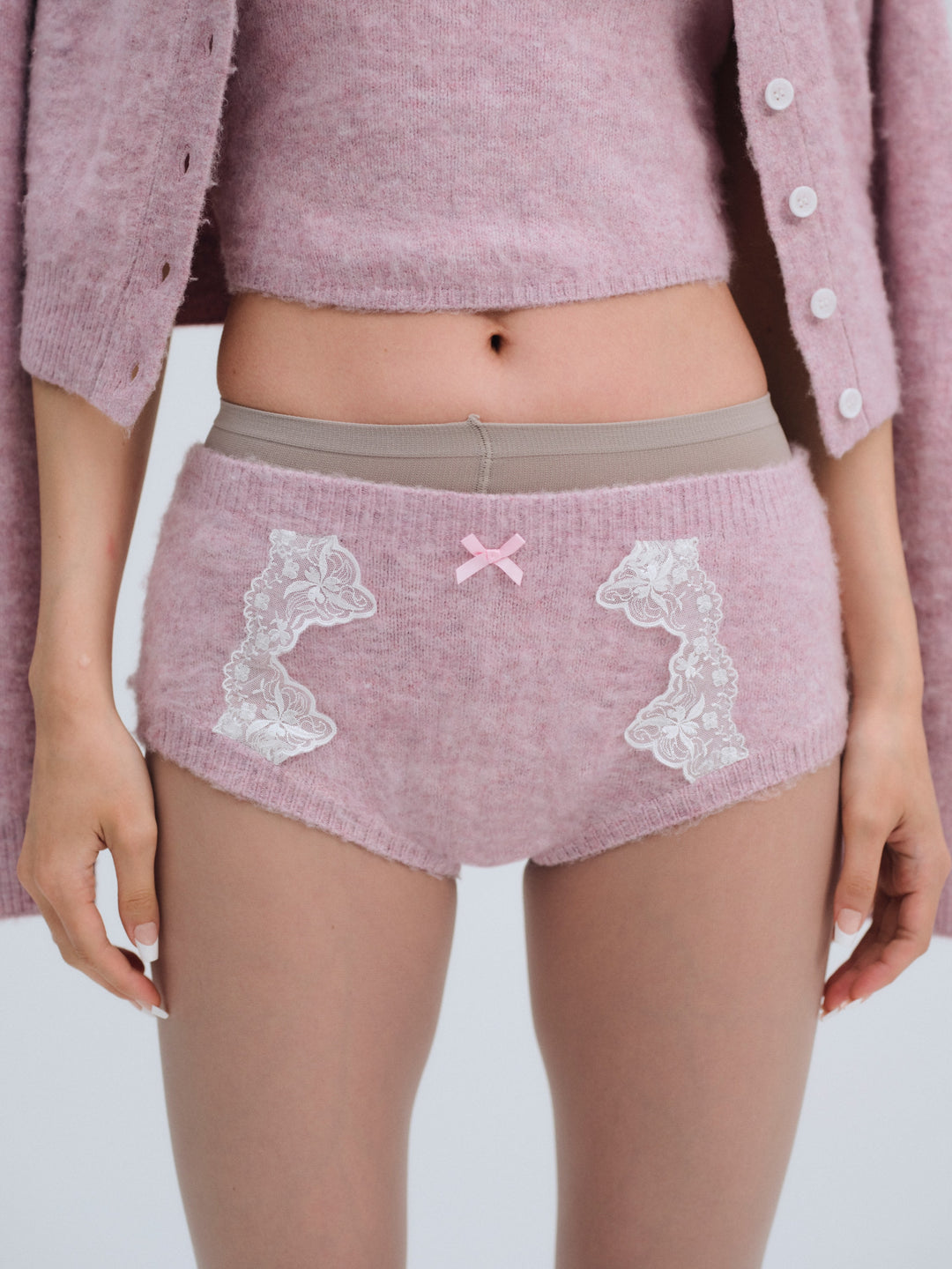Arinah Boyshort - Pink | For Love and Lemons