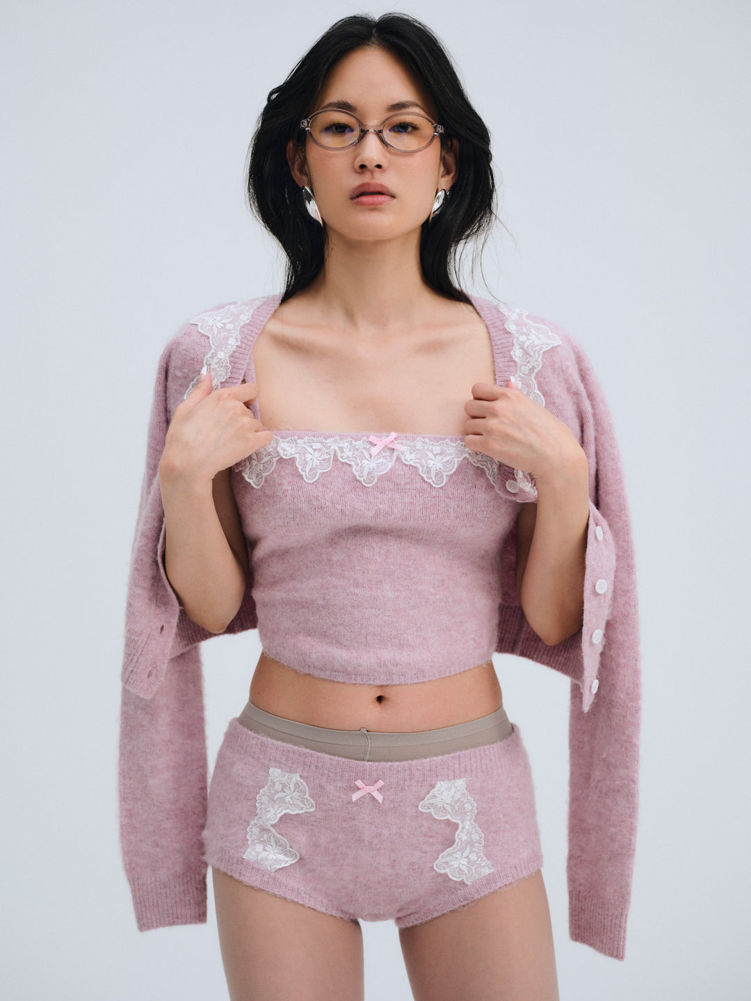 Arinah Boyshort - Pink | For Love and Lemons