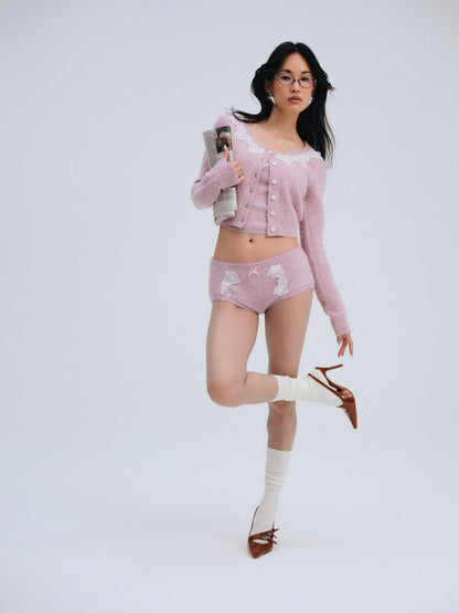 Arinah Boyshort - Pink | For Love and Lemons