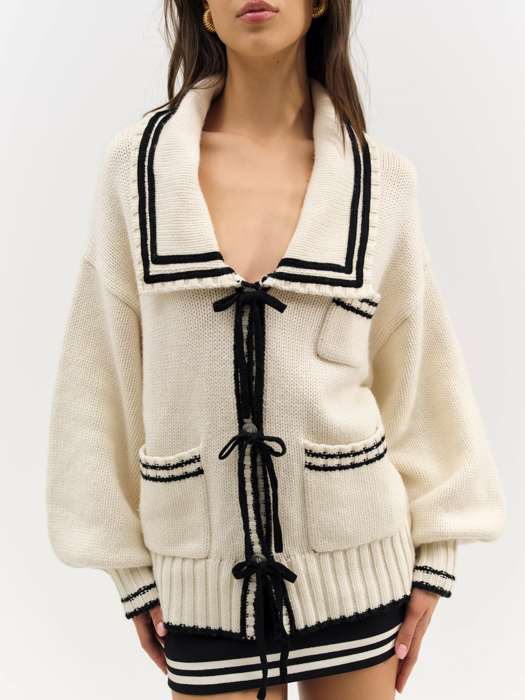 Marina Knit Cardigan - Tan | For Love and Lemons
