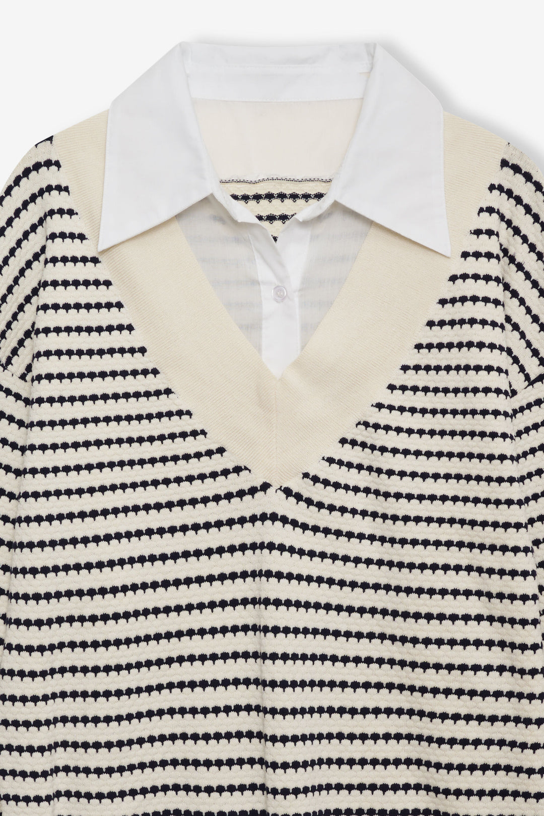 Regatta Stripe Knit Sweater - Cream | For Love and Lemons