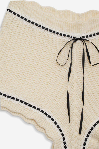 Jeannette Sleep Short - Cream | For Love and Lemons