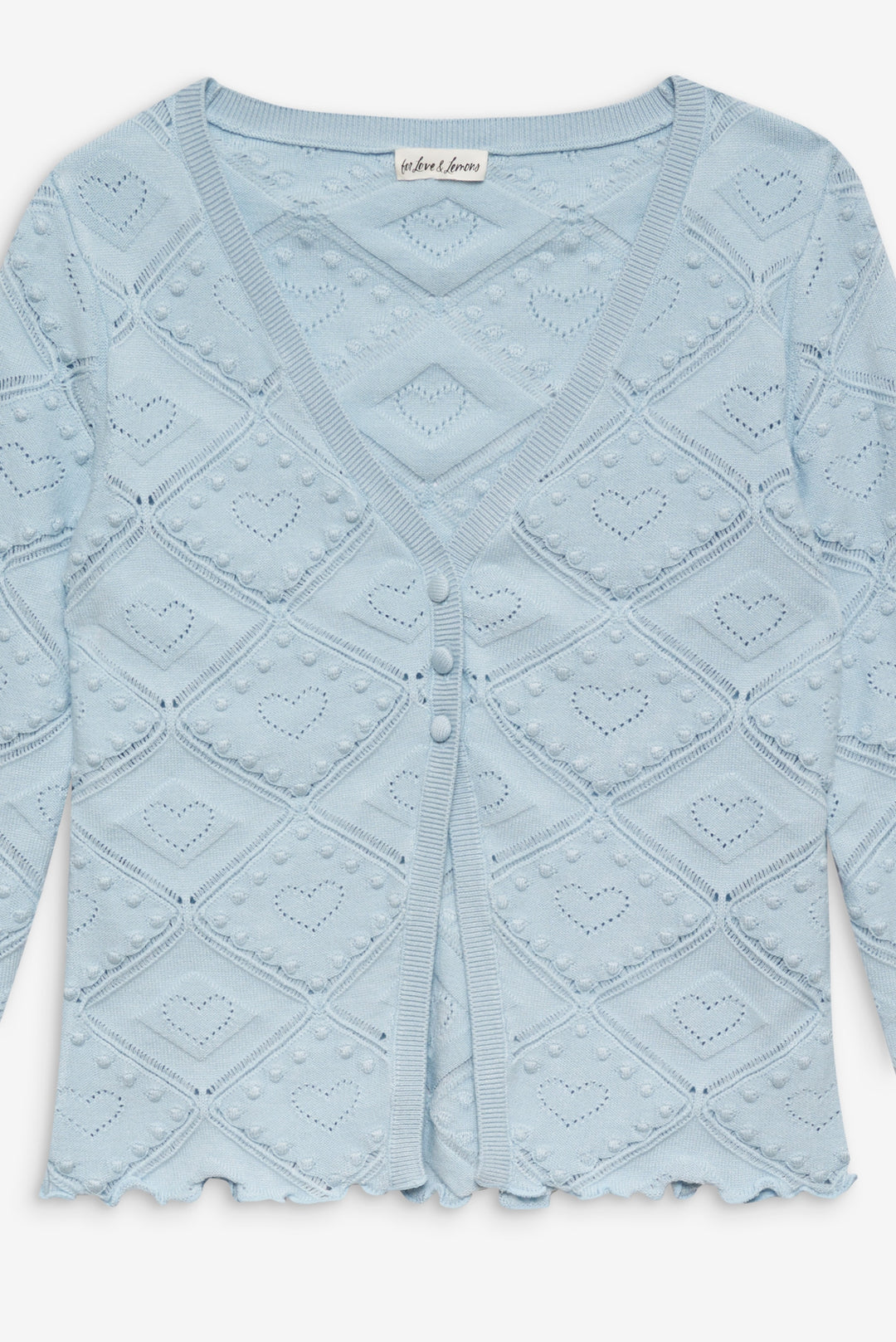 Coco Knit Cardigan - Baby Blue | For Love and Lemons