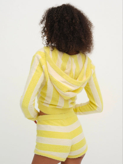 Sleepy Stripe Shorts - Yellow | For Love and Lemons