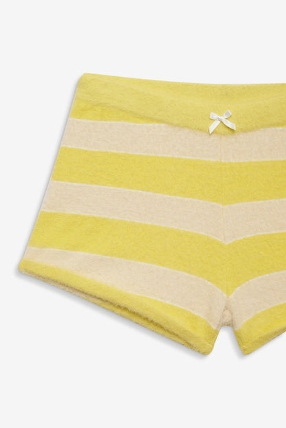Sleepy Stripe Shorts - Yellow | For Love and Lemons