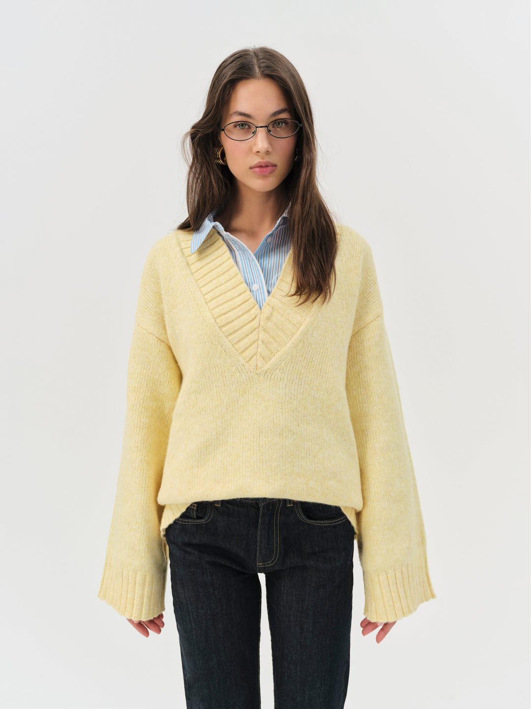 Amelia Sweater - Yellow | For Love and Lemons