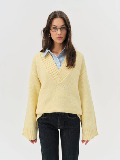 Amelia Sweater - Yellow | For Love and Lemons