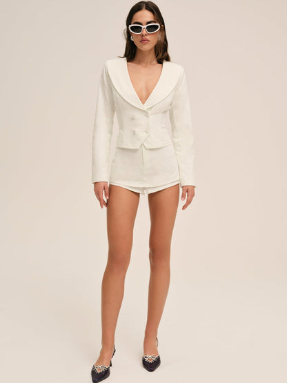 Etta Skort - Ivory | For Love and Lemons