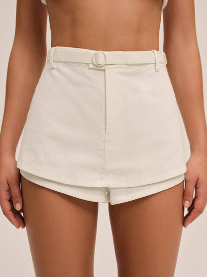 Etta Skort - Ivory | For Love and Lemons