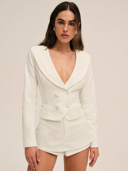 Etta Skort - Ivory | For Love and Lemons