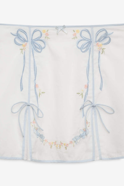 Baby Bows Skirt - White | For Love and Lemons