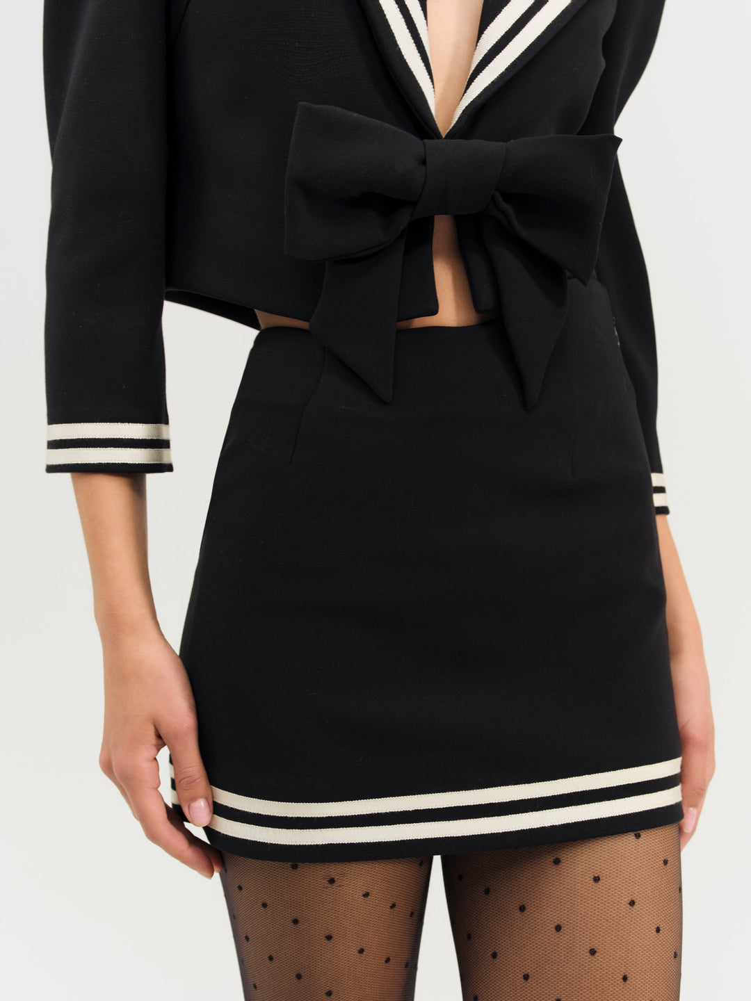Josie Micro Mini Skirt - Black | For Love and Lemons