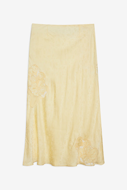 Sunrise Midi Skirt - Yellow | For Love and Lemons
