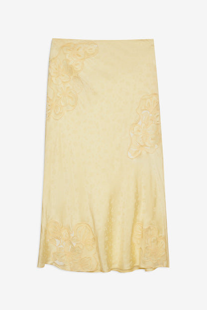Sunrise Midi Skirt - Yellow | For Love and Lemons