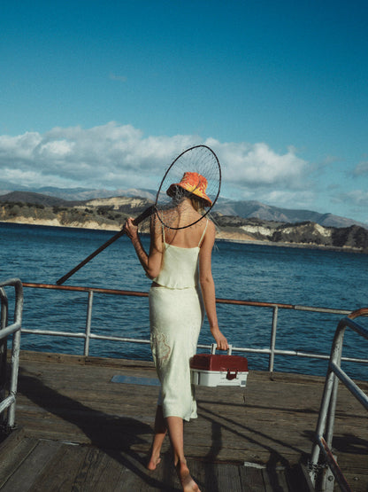 Sunrise Midi Skirt - Yellow | For Love and Lemons
