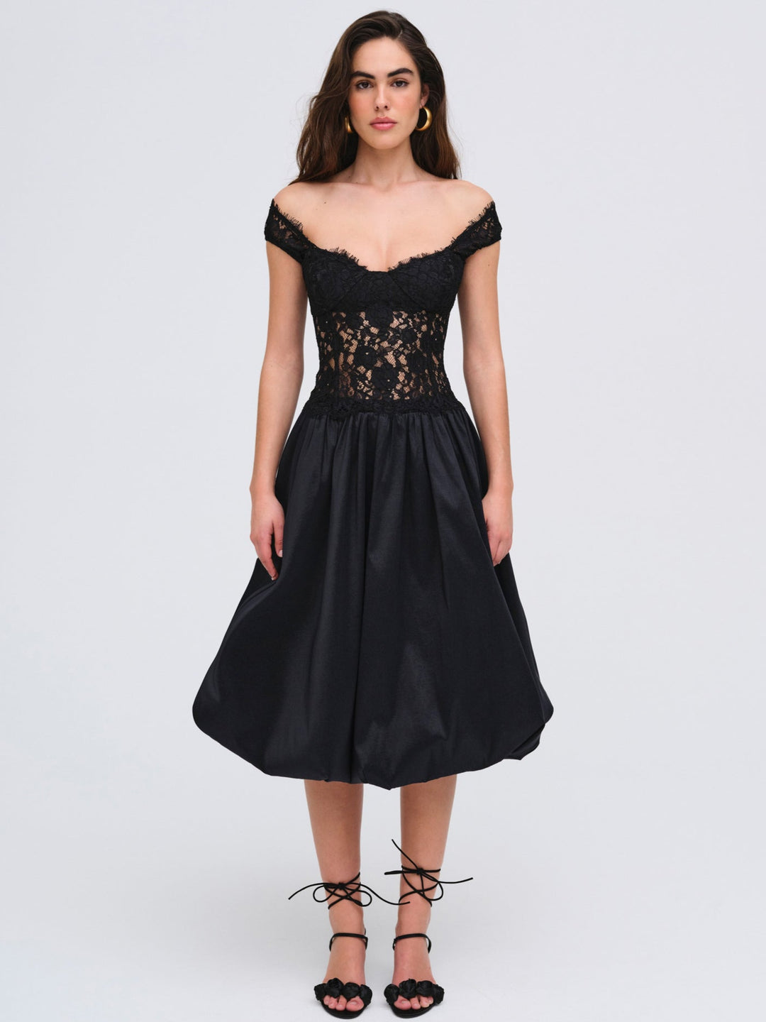 Waverley Midi Skirt - Black | For Love and Lemons