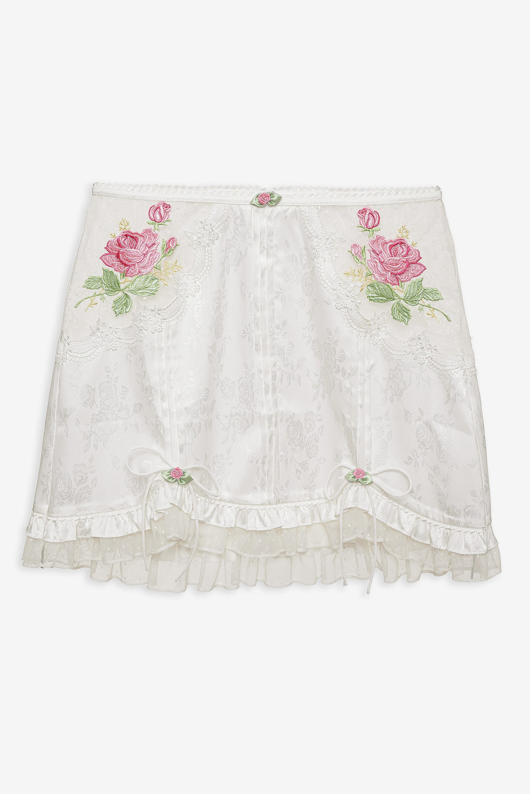 Heirloom Rose Slip Skirt - White | For Love and Lemons