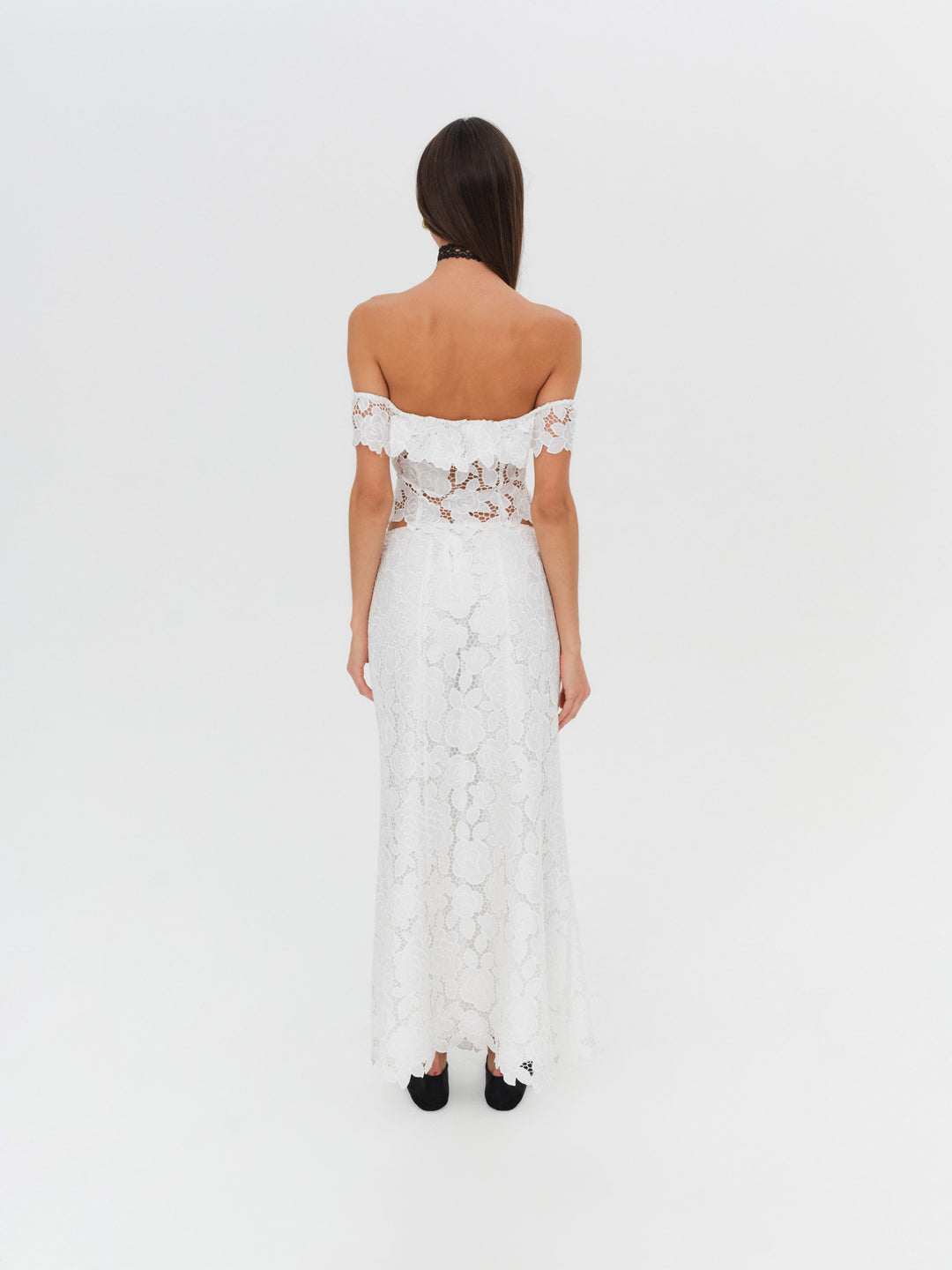 Claudia Maxi Skirt - White | For Love and Lemons