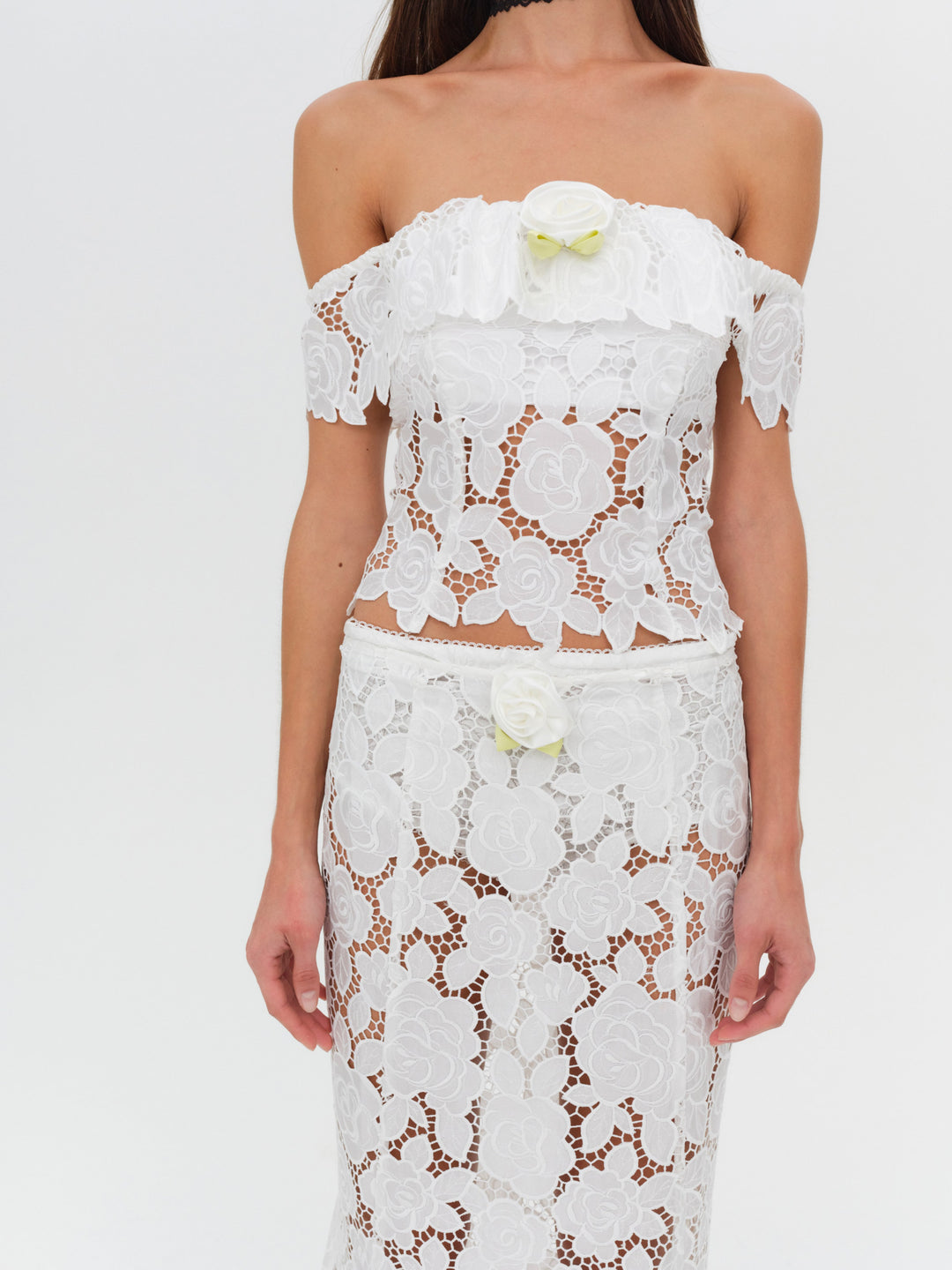 Claudia Maxi Skirt - White | For Love and Lemons