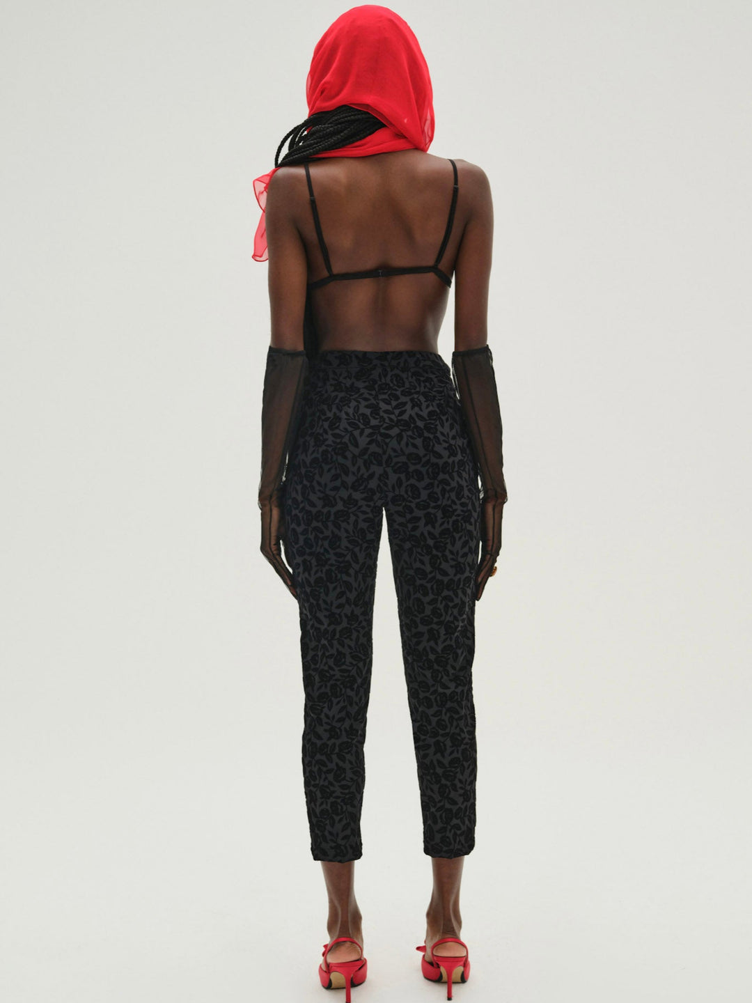 Midnight Velvet Capri Pant - Black | For Love and Lemons