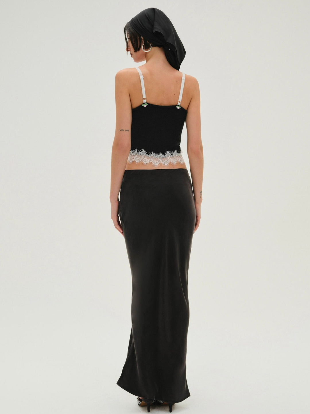 Lena Maxi Skirt - Black | For Love and Lemons