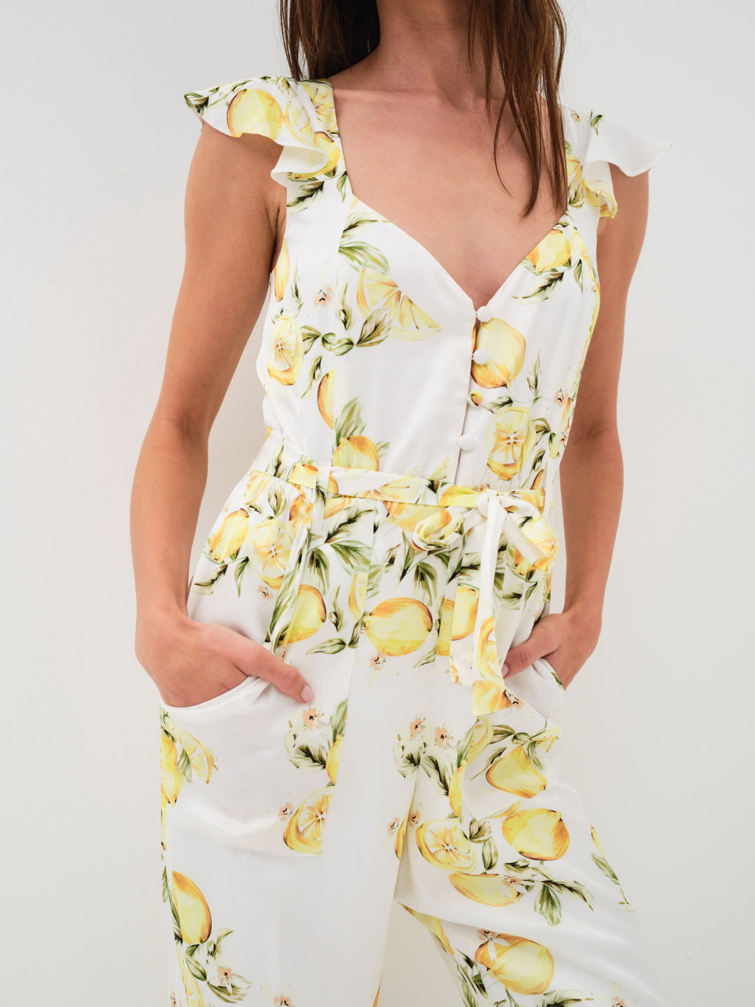 Limonada Jumpsuit - Yellow | For Love and Lemons
