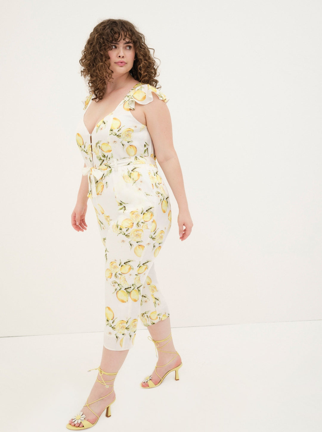 Limonada Jumpsuit - Yellow | For Love and Lemons