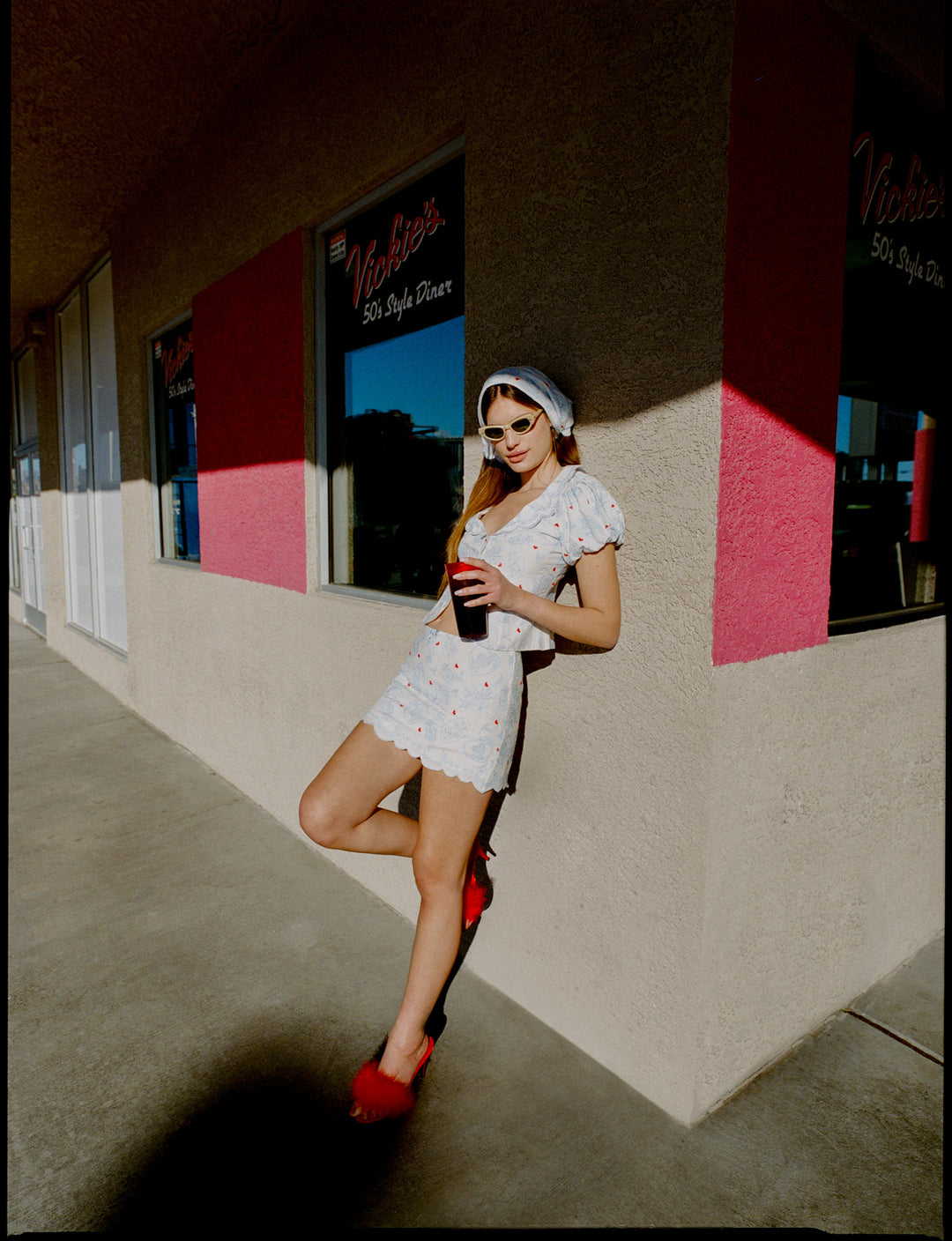 Livia Linen Mini Skirt - White | For Love and Lemons