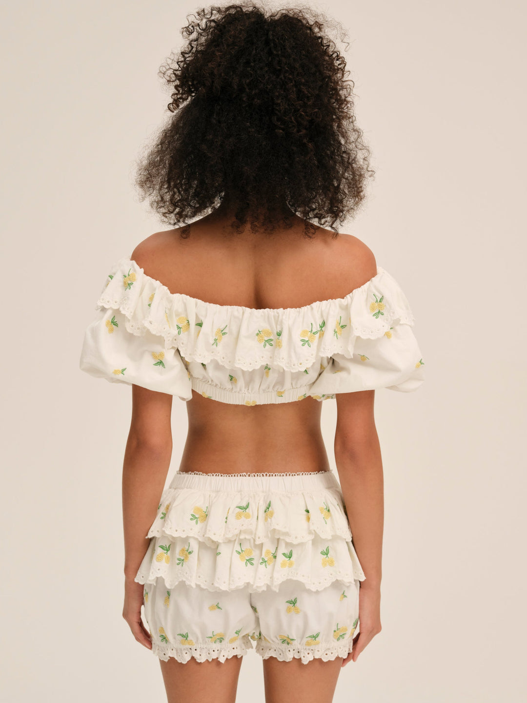 Lemon Spritz Bloomer - White | For Love and Lemons