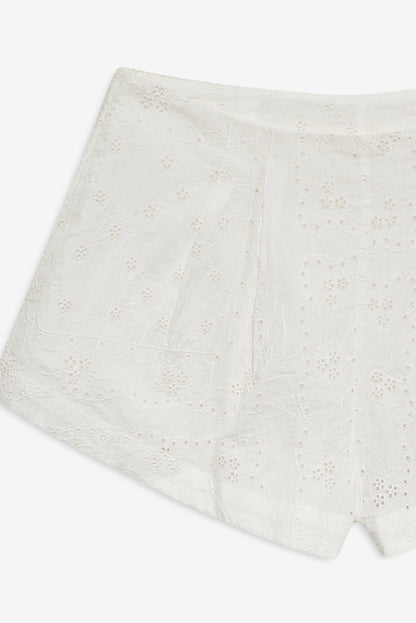 Handkerchief Short - White | For Love and Lemons
