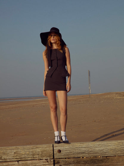 Shawna Mini Skirt - Black | For Love and Lemons