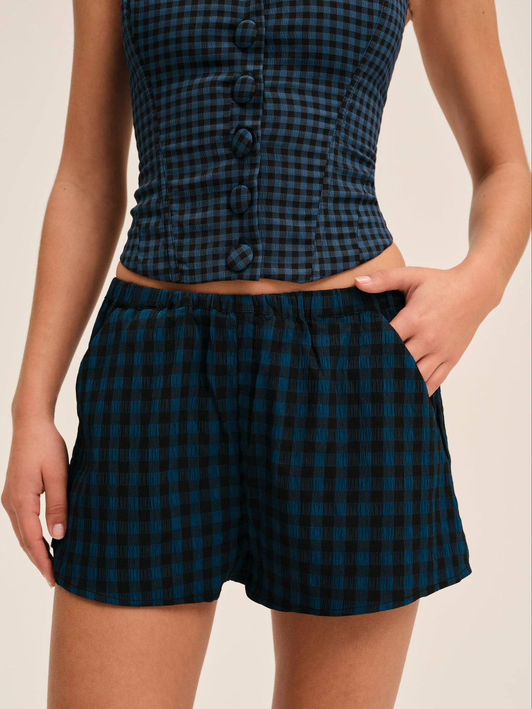 Blue River Short - Navy | For Love and Lemons