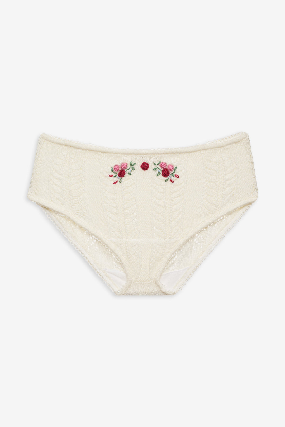 Nathalie Cheeky Panty - White | For Love and Lemons