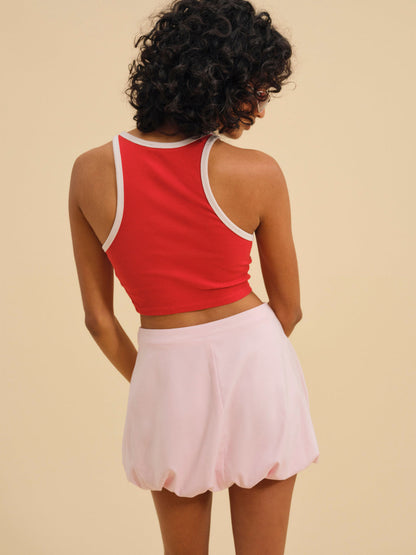 Elanah Mini Skirt - Pink | For Love and Lemons