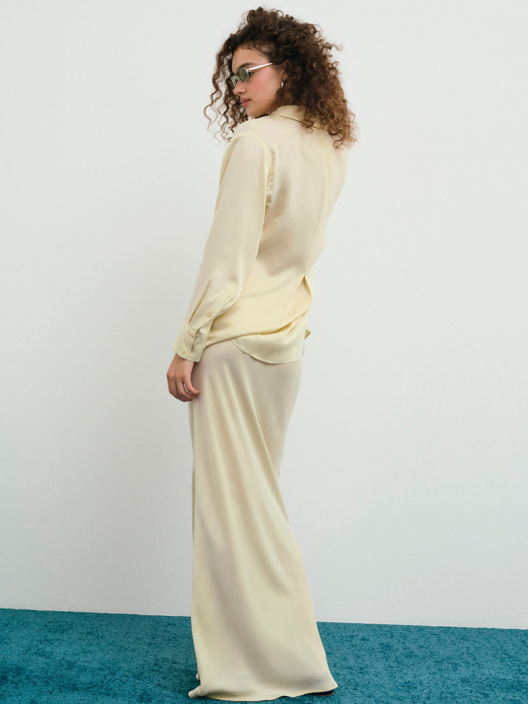 Clarabell Maxi Skirt - Yellow | For Love and Lemons