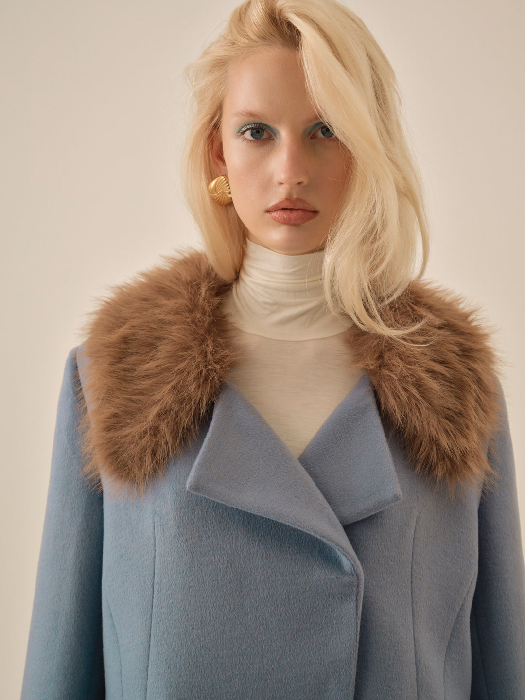 Jackie Coat - Blue | For Love and Lemons