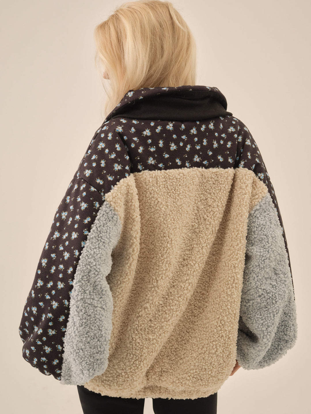 Maisie Collared Jacket - Blue | For Love and Lemons