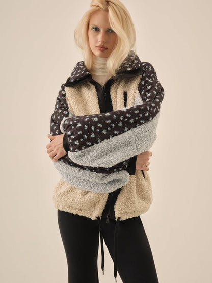 Maisie Collared Jacket - Blue | For Love and Lemons