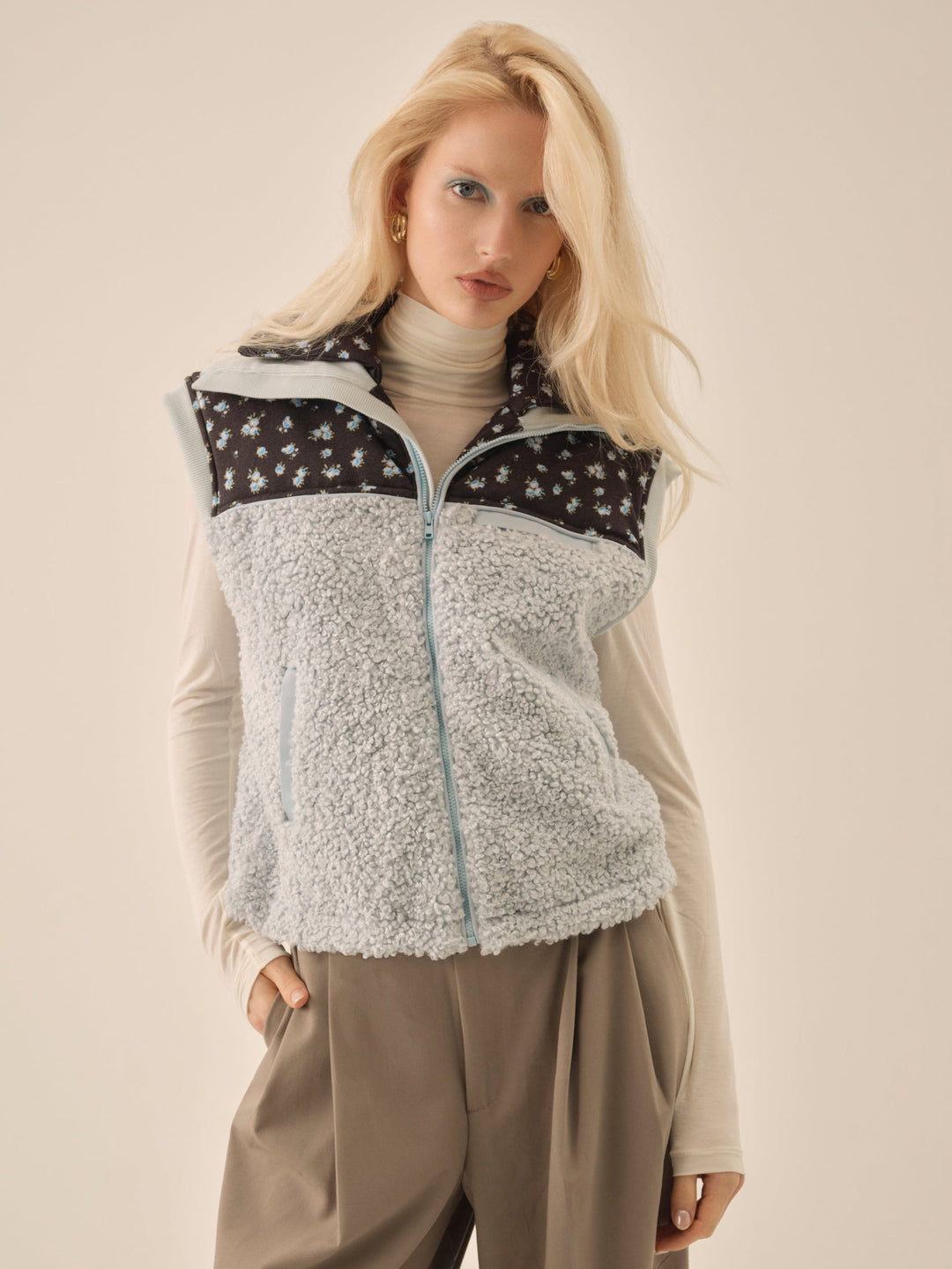 Maisie Vest - Blue | For Love and Lemons