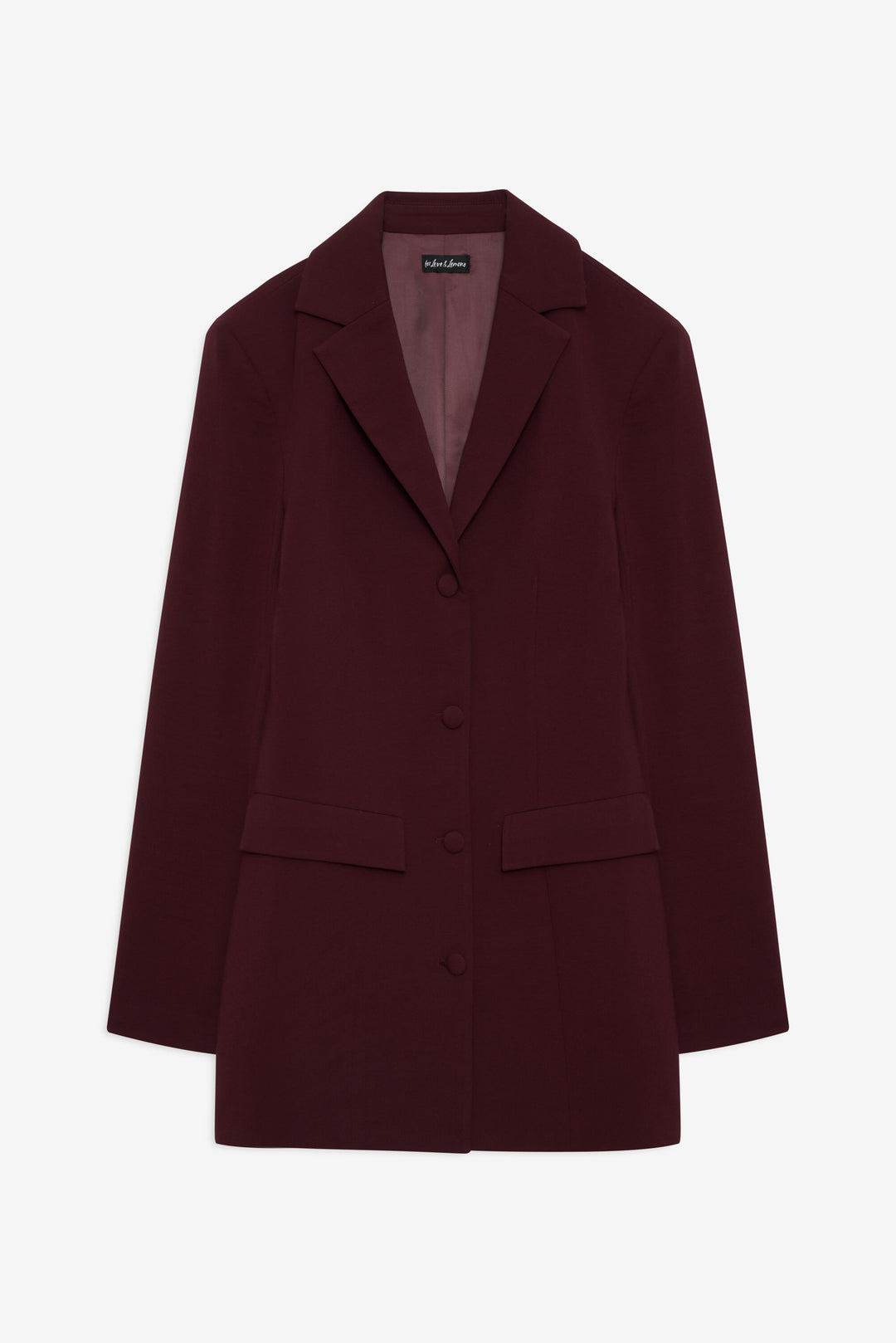 Selena Blazer - Burgundy | For Love and Lemons