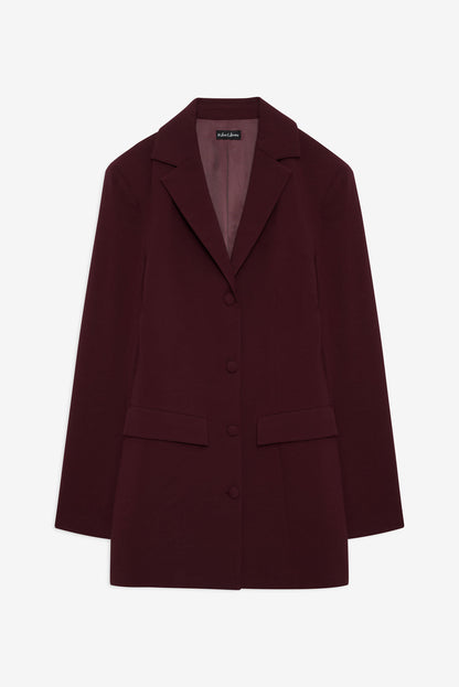 Selena Blazer - Burgundy | For Love and Lemons