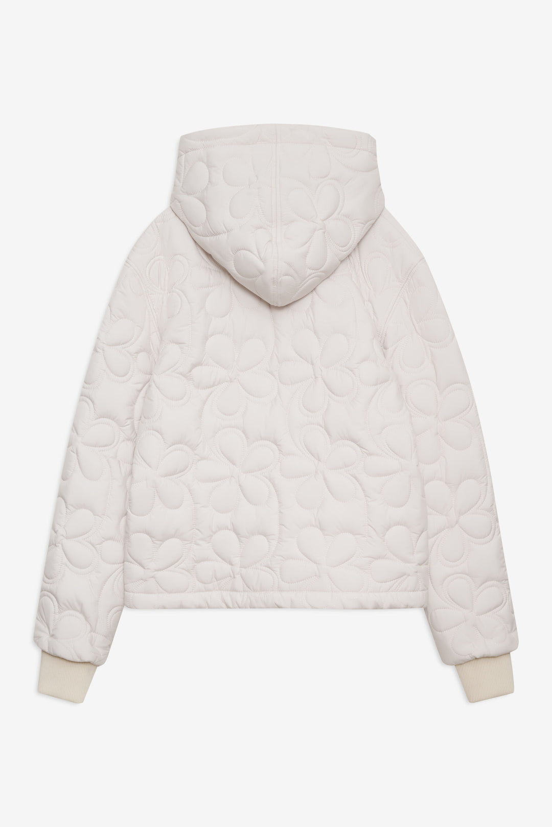 Isabel Quilted Puffer Jacket - Cream | For Love and Lemons