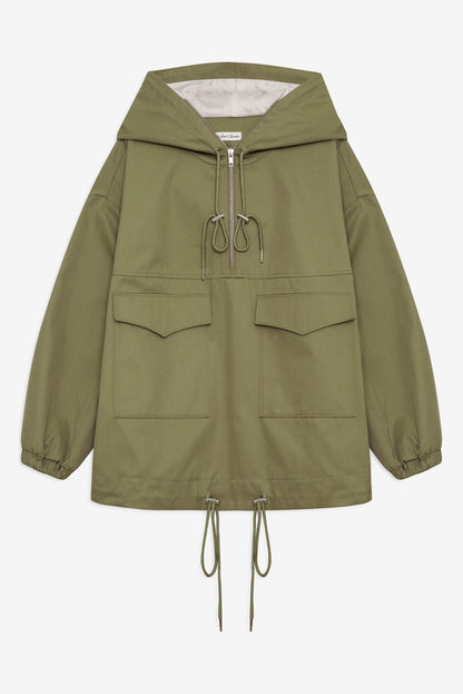 Alessia Pullover Jacket - Green | For Love and Lemons