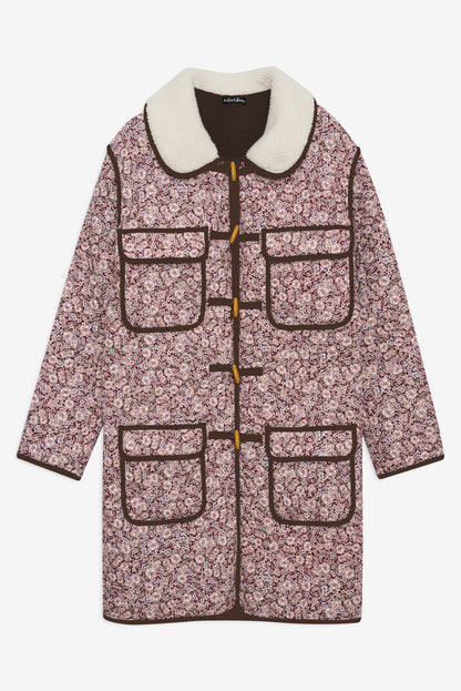 Marlene Floral Chore Coat - Purple | For Love and Lemons