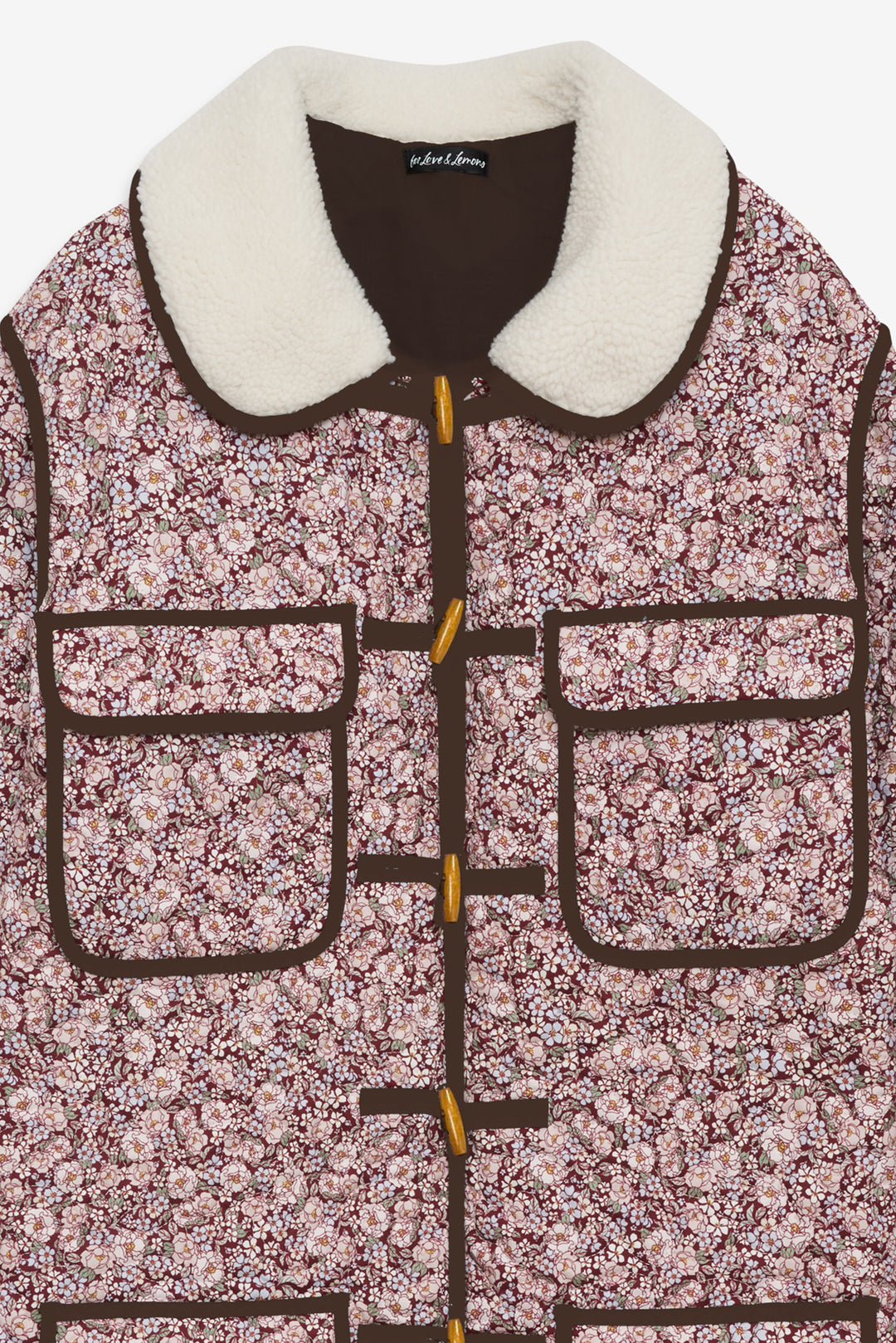 Marlene Floral Chore Coat - Purple | For Love and Lemons